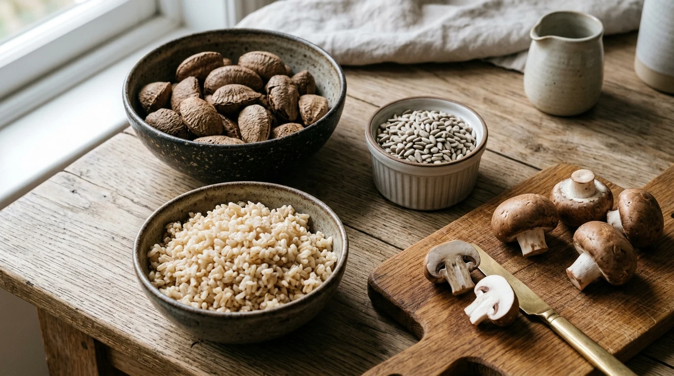 Selenium Evidence Guide - Whole Food Plant Sources (Selenocysteine (Se) • Selenoprotein Essential Trace Antioxidant)