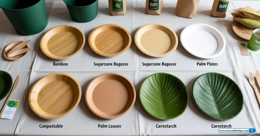 Eco-Friendly Disposable Plates with greendiettips