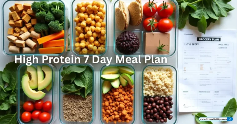 High Protein 7 Day Meal Plan