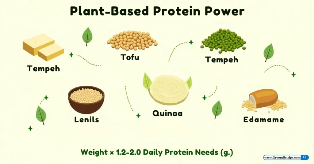High Protein 7 Day Meal Plan with green diet tips