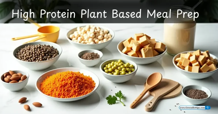 High Protein Plant Based Meal Prep GreenDietTips
