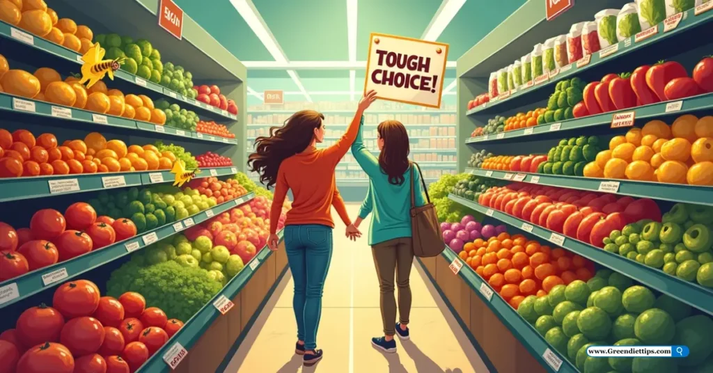 Organic vs Non-Organic Food Study green diet tips