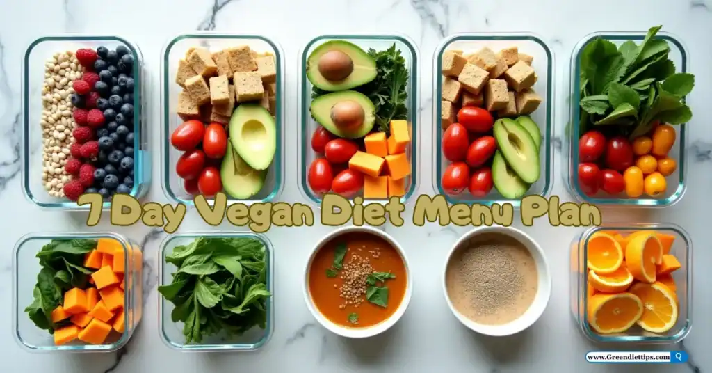 7 Days Vegan Diet Menu Plan