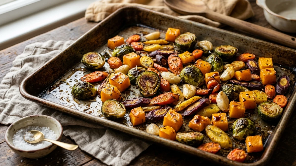 Antioxidant Sheet-Pan Roasted Veggie Medley